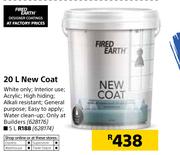 Fired Earth 20L New Coat