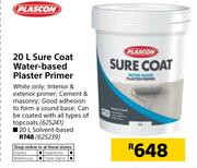 Plascon 20L Sure Coat Water Based Plaster Primer