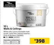 Fired Earth 10L Wall & Ceiling