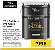 Fired Earth Painters Pro Gloss Enamel-20Ltr