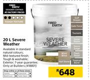 Fired Earth Severe Weather-20Ltr