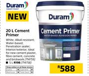 Duram Cement Primer-20Ltr