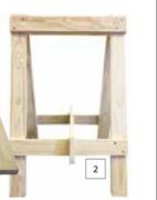 Builders Pine Trestle-500mm X 760mm