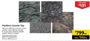 Postform Counter Top-360mm x 600mm x 32mm Each