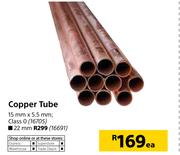 Copper Tube-15mm x 5.5mm;Class 0