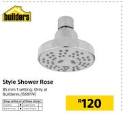 Builders Style Shower Rose