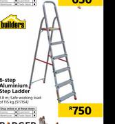 Builders 6 Step Aluminium Step Ladder 