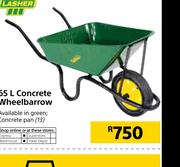 Lasher 65L Concrete Wheelbarrow
