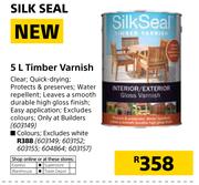 Silk Seal Timber Varnish Clear-5Ltr