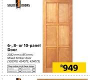 Solid Doors 6, 8 Or 10 Panel Door-2032mm X 813mm