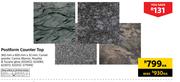 Postform Counter Top-360mm x 600mm x 32mm Each