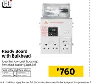 CBI Ready Board With Bulkhead