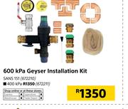 400 Kpa Geyser Installation Kit Sans 151