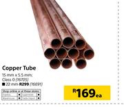 Copper Tube-15mm x 5.5mm;Class 0