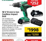Hikoki 18V 13mm Li-Ion Cordless Impact Drill