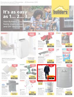 Builders WC & PE : It's As Easy As 1... 2... 3... (19 Nov - 29 Dec 2019), page 1