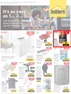 Builders WC & PE : It's As Easy As 1... 2... 3... (19 Nov - 29 Dec 2019), page 1