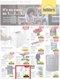 Builders WC & PE : It's As Easy As 1... 2... 3... (19 Nov - 29 Dec 2019), page 1