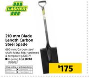 Lasher 210mm Blade Length Carbon Steel Spade 660mm