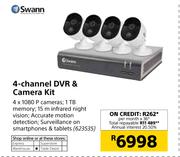 Swann 4 Channel DVR & Camera Kit