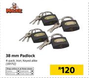 38mm Padlock
