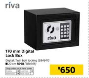 Riva 20cm Digital Lock Box