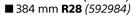 Home & Kitchen 384mm Hollow Bar Handles