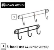 Home & Kitchen 3 Hook-Each