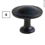 Home & Kitchen 32mm Swindon Knob Matt Black Handle Range-Each