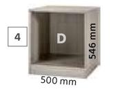 Cabinet Range 546mm x 500mm x 566mm