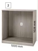 Cabinet Range 1026mm x 1000mm x 566mm