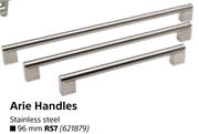 Home & Kitchen 352mm Arie Handles Stainless Steel