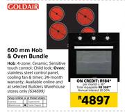 Goldair 600mm Hob & Oven Bundle