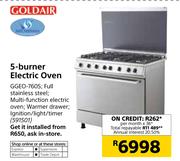 Goldair 5 Burner Electric Oven GGEO-760S