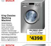 Bosch 6Kg Classixx Washing Machine