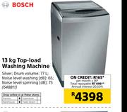 Bosch 13Kg Top Load Washing Machine