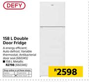 Defy 158Ltr Double Door Fridge