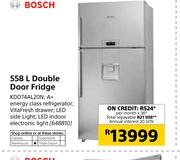 Bosch 558Ltr Double Door Fridge