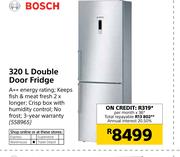 Bosch 320Ltr Double Door Fridge