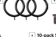 Designhouse 2-Pack 28mm End Caps-Per Pack