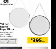 Designhouse 510mm Round Rope Mirror-Each