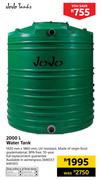 Jojo 2000Ltr Water Tank