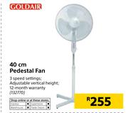 Goldair 40 cm Pedestal Fan