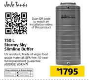 Jojo 750L Stormy Sky Slimline Buffer