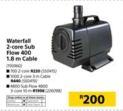 Waterfall 2-Core Sub Flow 700 1.8m Cable