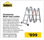 Builders Steadystep Multi Step Ladder