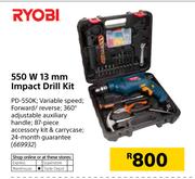 Ryobi 550W 13mm Impact Drill Kit