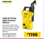Karcher 1400W 110 Bar High Pressure Washer