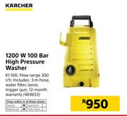Karcher 1200W 100 Bar High Pressure Washer