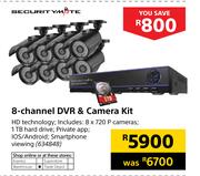 Securitymate 8 Channel DVR & Camera Kit
